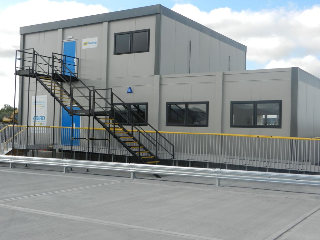 External Steel access stairways